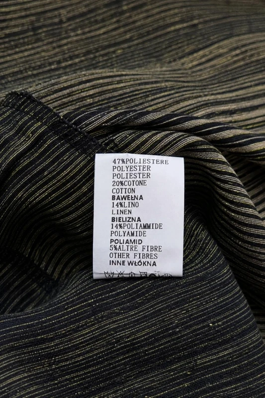 Sukienka damska oversize asymetryczna czarno zielona pasy włoska duży rozmiar