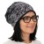 Czapka damska Beanie włoska cienka smerfetka granatowa nakrapiana