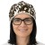 Czapka damska Beanie włoska cienka smerfetka biała moro panterka