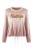 Bluzka damska welurowa ombre Vintage beżowa one size Made in Italy