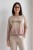 Bluzka damska welurowa ombre Vintage beżowa one size Made in Italy