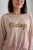 Bluzka damska welurowa ombre Vintage beżowa one size Made in Italy