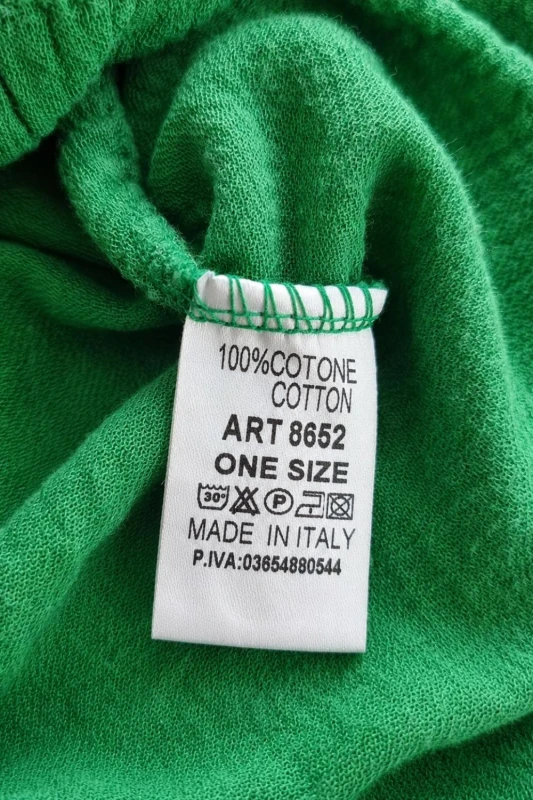 Spódnica damska zielona w białe groszki falbany ONE SIZE