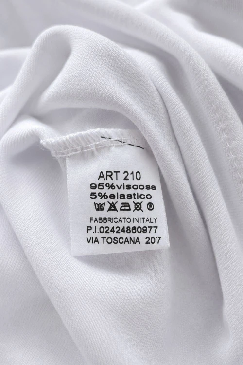 Sukienka damska biała kopertowa wiązana włoska elegancka One Size
