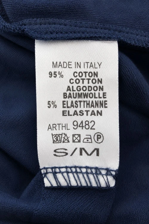 Bluzka tunika damska granat oversize bawełna gwiazda Made in Italy