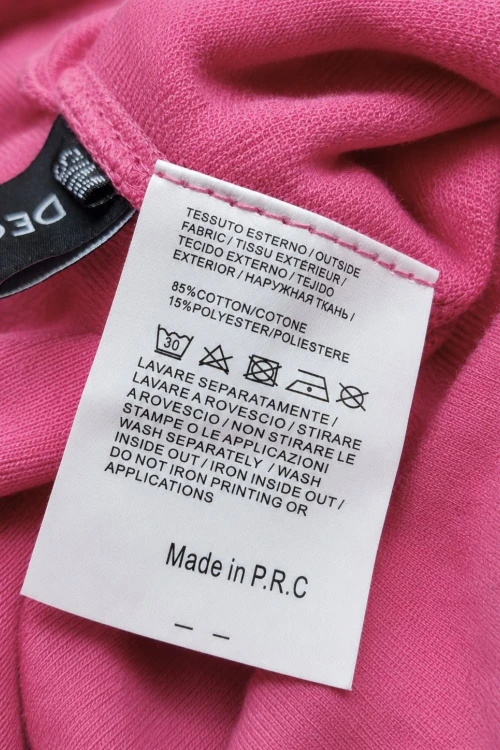 Spodnie damskie dresowe różowe joggery bawełna 85% S/M