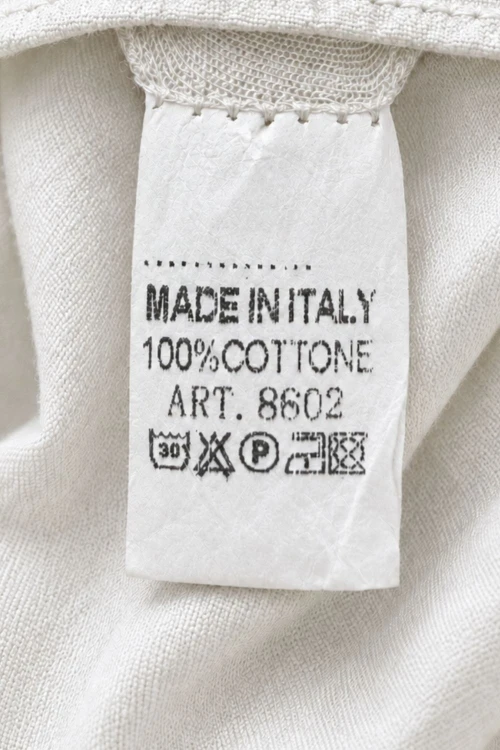 Sukienka damska biała bawełniana krótki rękaw Made in Italy