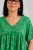 Bluzka damska zielona wiskoza oversize tie-dye Made in Italy