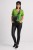 Spodnie damskie czarne eco skóra snake skinny XL
