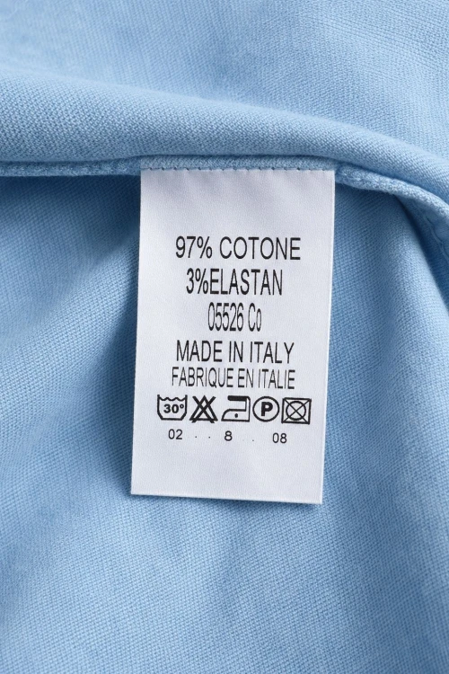 Sukienka damska koszulowa niebieska z krawatem elegancka Made in Italy
