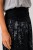 Spodnie damskie czarne w jasne wzory alladynki wiskoza luźny krój Italy
