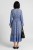 Sukienka damska Włoska Boho Midi Wzory Niebieska Włoska V-neck M