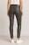 Spodnie damskie ciemnozielone woskowane slim fit S
