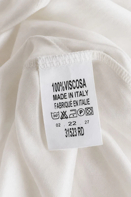 Komplet damski top+spódnica kremowy letni 100% wiskoza Italy