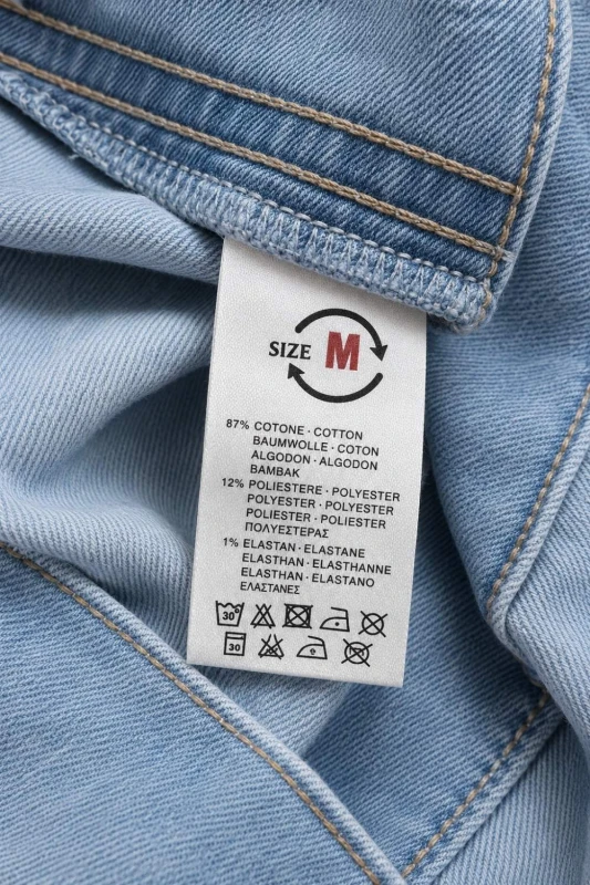 Spodnie damskie jeansowe z wiązaniem jasny denim M