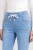 Spodnie damskie jeansowe z wiązaniem jasny denim L