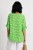 Bluzka damska zielona w parasolki oversize 100% bawełna Italy