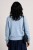 Sweter damski błękitny 30% moher dekolt V Made in Italy