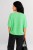 Sweter damski zielony/miętowy krótki rękaw one size Made in Italy
