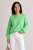 Sweter damski zielony/miętowy 30% baby alpaka oversize Made in Italy
