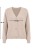 Sweter kardigan damski beżowy 30% alpaka ozdobne guziki Italy