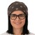 Czapka damska Beanie włoska cienka smerfetka brązowa w gwiazdki