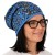 Czapka damska Beanie włoska cienka smerfetka chabrowa moro panterka
