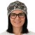 Czapka damska Beanie włoska cienka smerfetka jasnoszara moro panterka