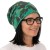 Czapka damska Beanie włoska cienka smerfetka zielona moro