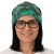 Czapka damska Beanie włoska cienka smerfetka zielona moro