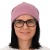 Czapka damska Beanie włoska cienka smerfetka pudrowy róż