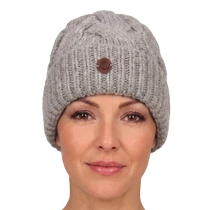 Czapka damska zimowa MIA - szara
