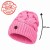 Czapka damska zimowa MIA - pastelowy róż