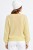 Sweter damski pastelowy żółty 60% kid moher dekolt w szpic Made in Italy