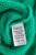 Sweter damski zielony 60% kid moher dekolt w szpic Made in Italy