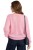 Sweter damski pudrowy róż 60% kid moher dekolt w szpic Made in Italy