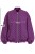 Bluza narzutka damska bomberka fioletowa we wzory oversize Made in Italy