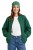 Bluza narzutka damska bomberka zielona we wzory oversize Made in Italy
