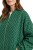 Bluza narzutka damska bomberka zielona we wzory oversize Made in Italy