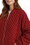 Bluza narzutka damska bomberka czerwona we wzory oversize Made in Italy