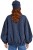 Bluza narzutka damska bomberka granatowa we wzory oversize Made in Italy