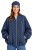 Bluza narzutka damska bomberka granatowa we wzory oversize Made in Italy