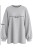 Bluza damska szara masełkowa oversize casual Made in Italy