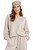 Bluza damska beżowa masełkowa oversize casual Made in Italy