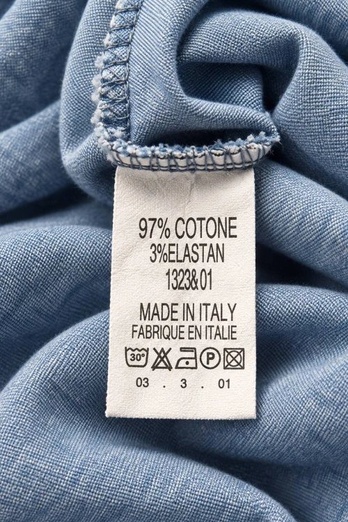 Spódnica damska niebieska jeansowa kieszenie one size Italy