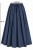 Spódnica damska granatowa midi rozkloszowana one size Made in Italy