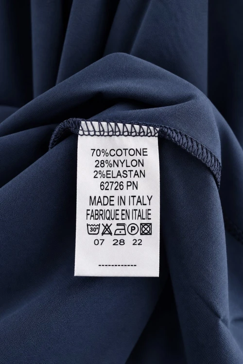 Spódnica damska granatowa midi rozkloszowana one size Made in Italy