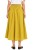 Spódnica damska musztardowa midi rozkloszowana one size Made in Italy