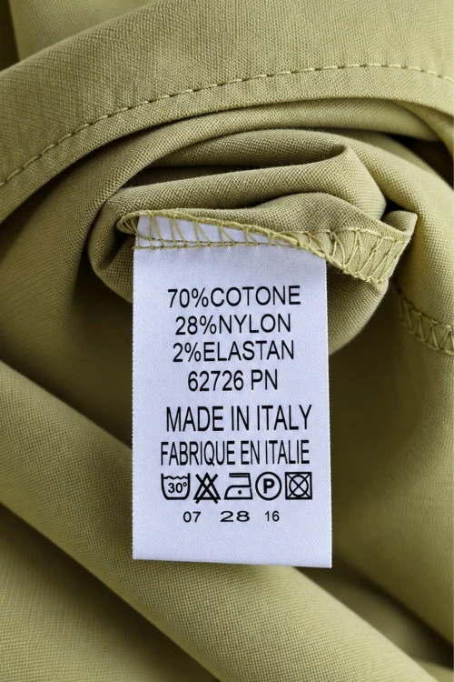 Spódnica damska oliwkowa midi rozkloszowana one size Made in Italy