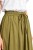 Spódnica damska oliwkowa midi rozkloszowana one size Made in Italy